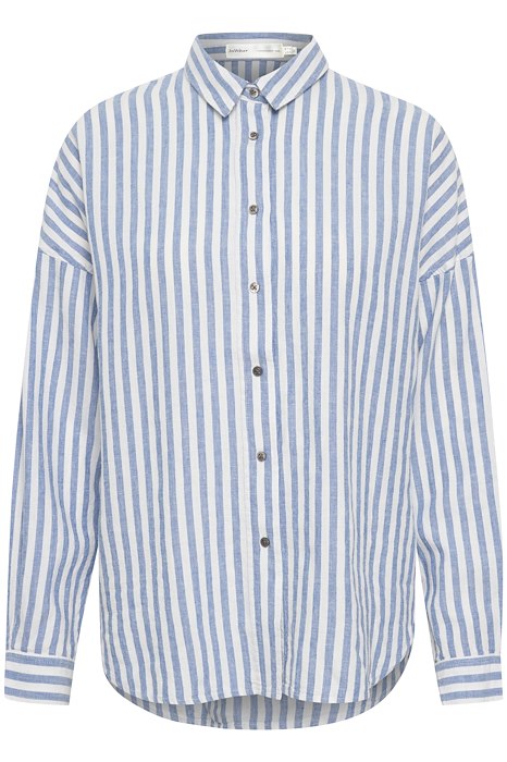 AmosIW Kiko Shirt - Blue Stripes