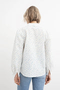 Amalfi Crepe Blouse - Blue Amaryll