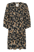 OpalPW Dress - Black Blurred Lea