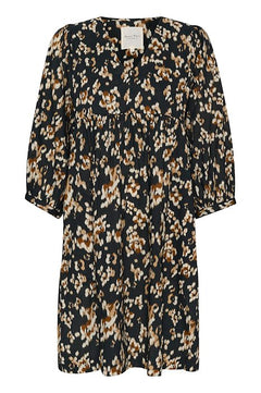 OpalPW Dress - Black Blurred Lea