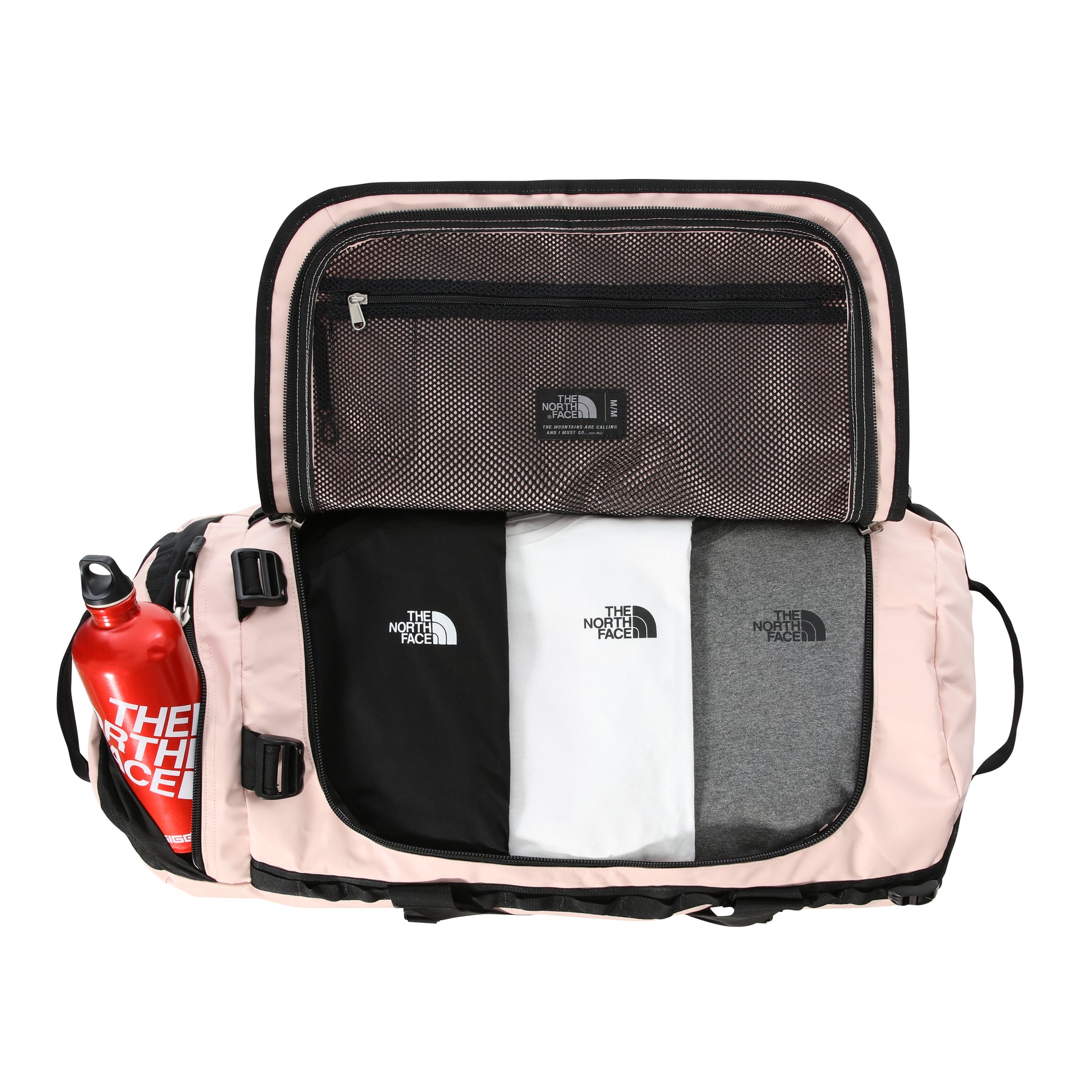 Base Camp Duffel M - Evening Sand Pink/Tnf Black