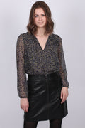 Bisa Multi Leo Bluse - Green Army - Neo Noir - Bluser & Skjorter - VILLOID.no