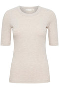 DagnaIW Melange T-Shirt - Ecru