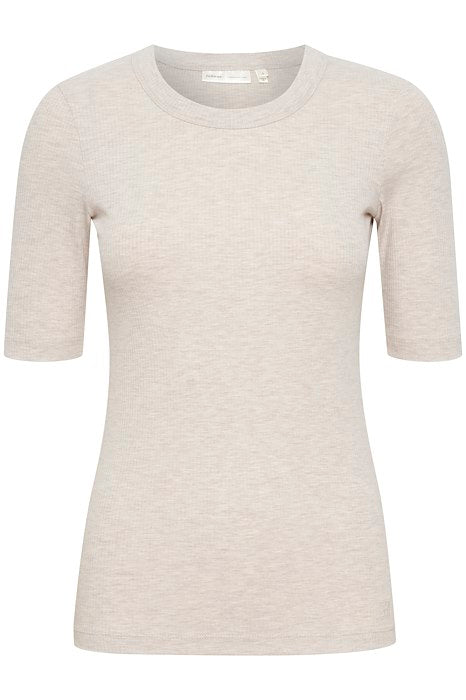DagnaIW Melange T-Shirt - Ecru