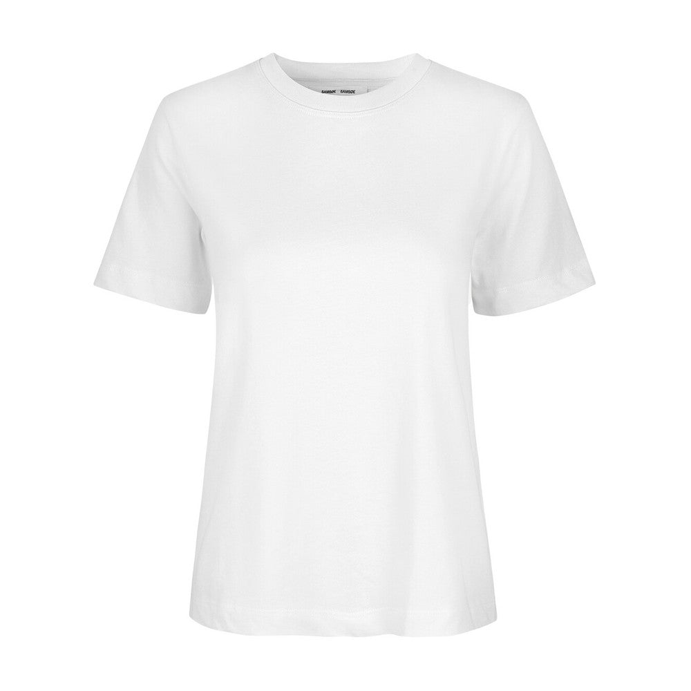 Camino T-Shirt SS - White - Samsøe Samsøe - T-skjorter & Topper - VILLOID.no