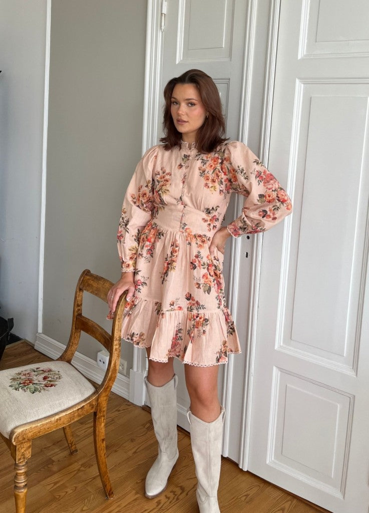 Marie Dress - Peach Parfait