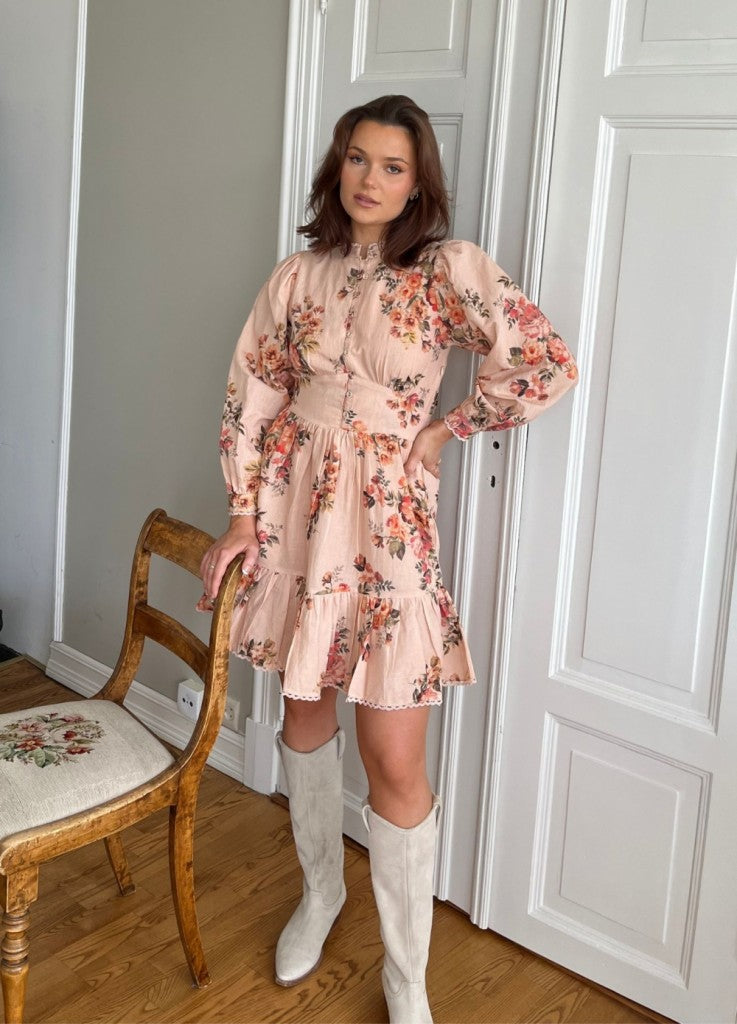 Marie Dress - Peach Parfait