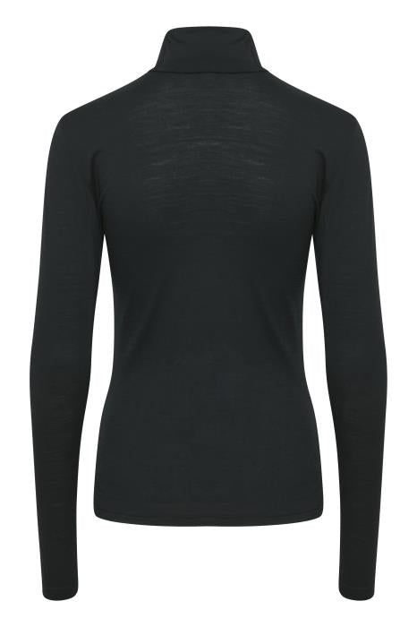 SividaGZ Wool Rollneck - Black