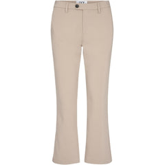 Alice Cropped Flare Pant - Latte