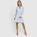 Esma Bomba Short Dress - Light Blue