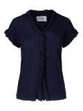 Karianne Linen Tee - Navy