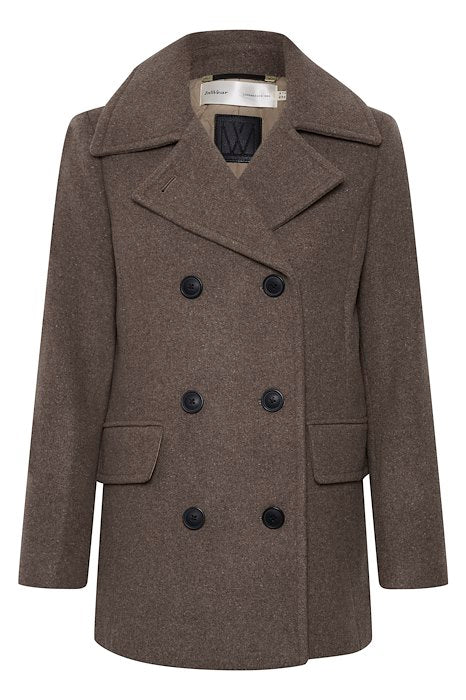 PerryIW Sailor Coat - Mocha Grey Melange