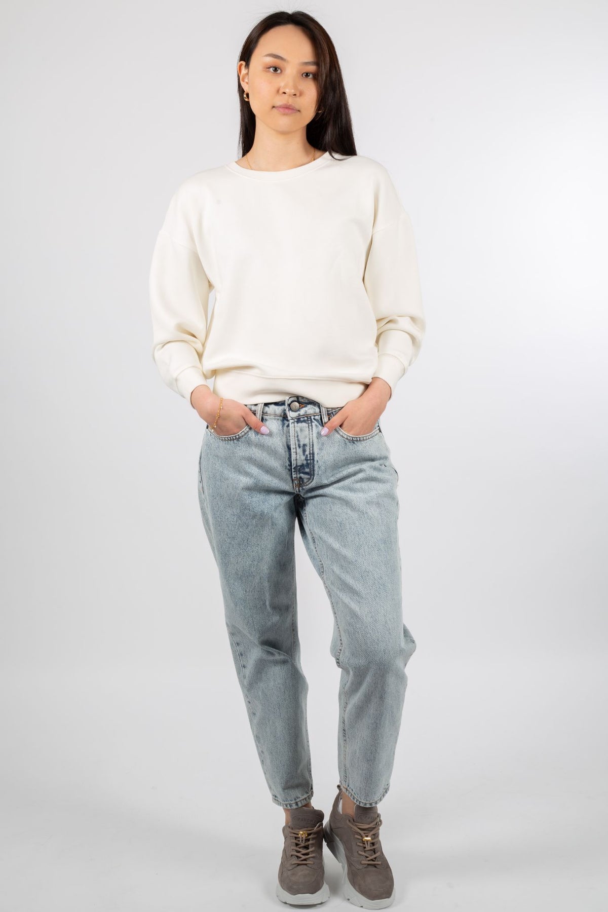 Ima DS Sweatshirt - Egret