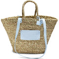Small Beach Bag Blue - Light Blue - Núnoo - Tilbehør - VILLOID.no