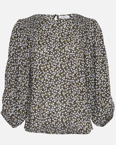 Hibba Rikkelie 3/4 Top - Arctic Ice Flwr