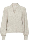 AlphaGZ Cardigan - White Sand Mel