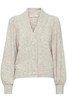 AlphaGZ Cardigan - White Sand Mel
