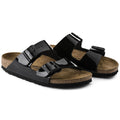Arizona Birko-Flor - Patent Black - Birkenstock - Sko - VILLOID.no