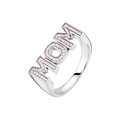 Mom Ring - Pink Silver