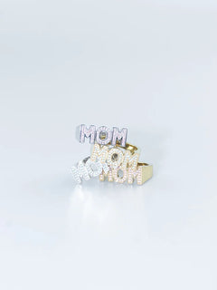 Mom Ring - Pink Silver