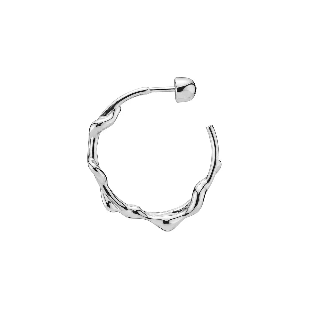 Nuri 25 Hoop - Silver