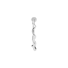 Nuri 25 Hoop - Silver