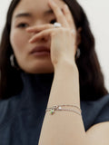 Halo Bracelet Small - Green Silver