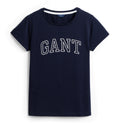 Arch Logo Capsleeve T-Shirt - Evening Blue - GANT - T-skjorter & Topper - VILLOID.no