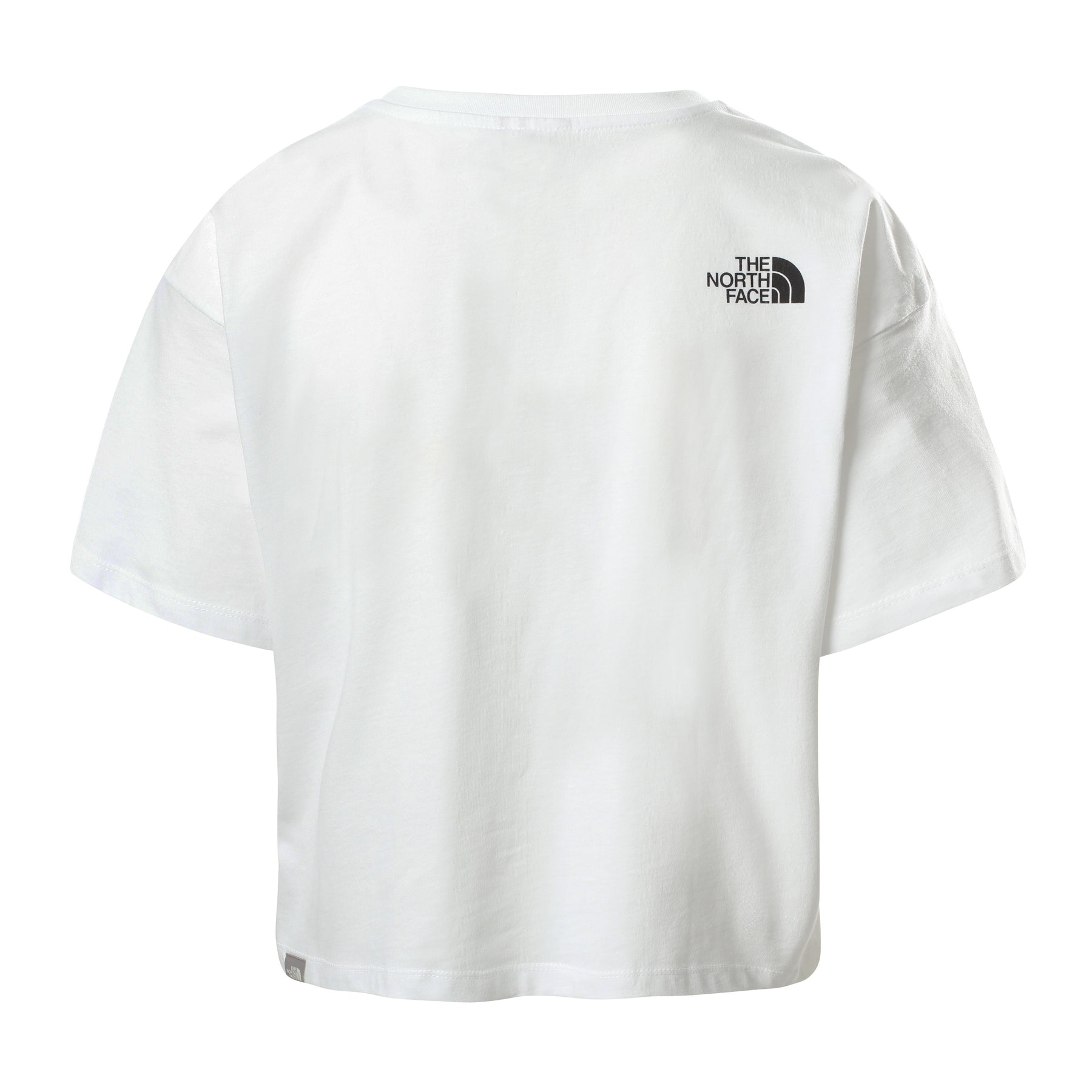 W Cropped Simple Dome Tee - Tnf White