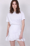 Julli Linen Skirt - White - Ella & il - Skjørt - VILLOID.no