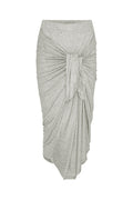 Jersey Wrap Skirt - Glacier Gray
