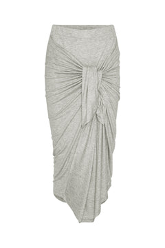 Jersey Wrap Skirt - Glacier Gray