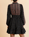 Baby Cord Shirt Dress - Dark Blossom