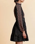 Baby Cord Shirt Dress - Dark Blossom