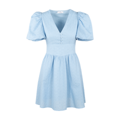 Albertine Dress - Powder Blue