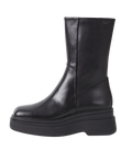 Carla Zipper Boots - Black