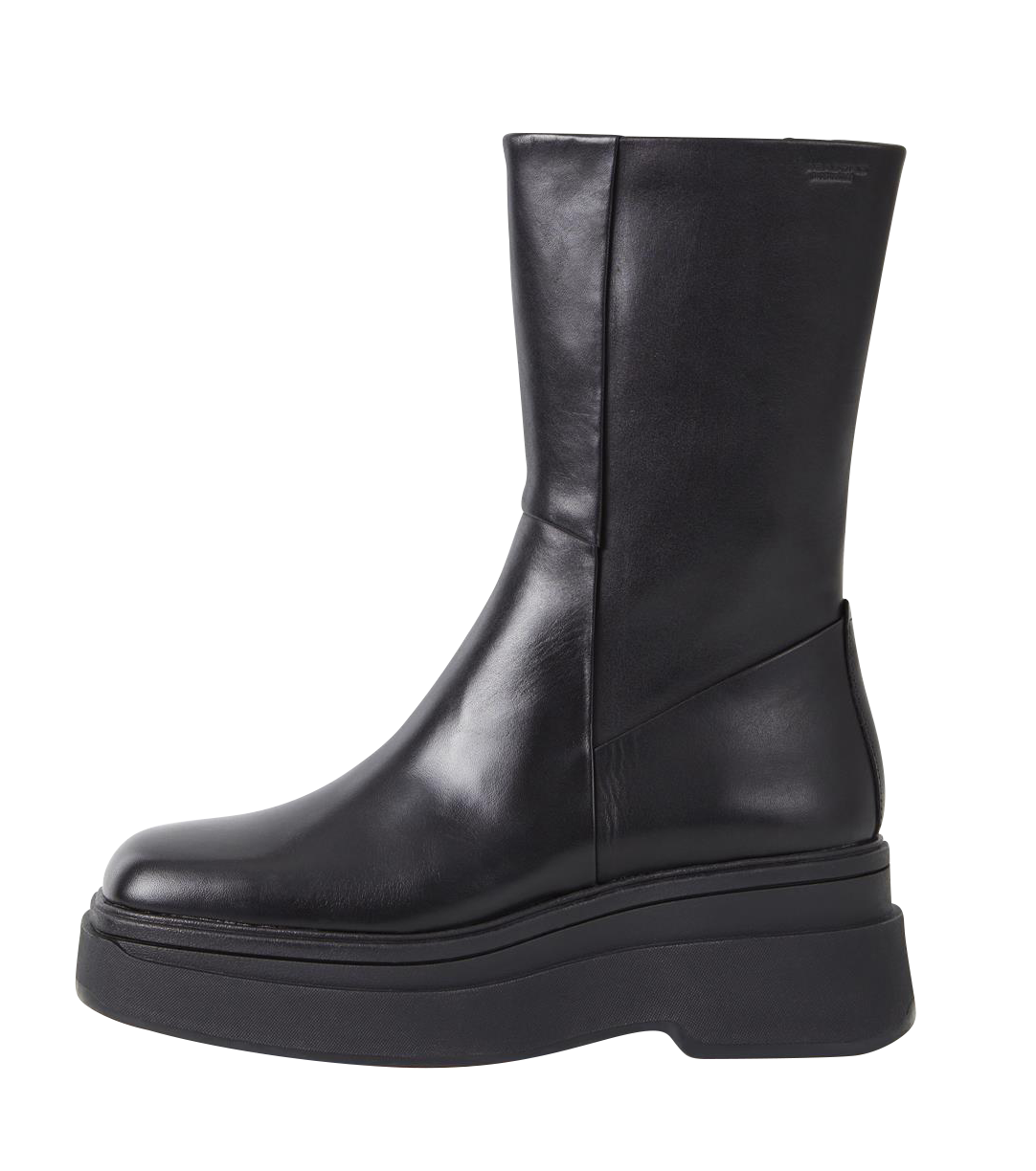 Carla Zipper Boots - Black