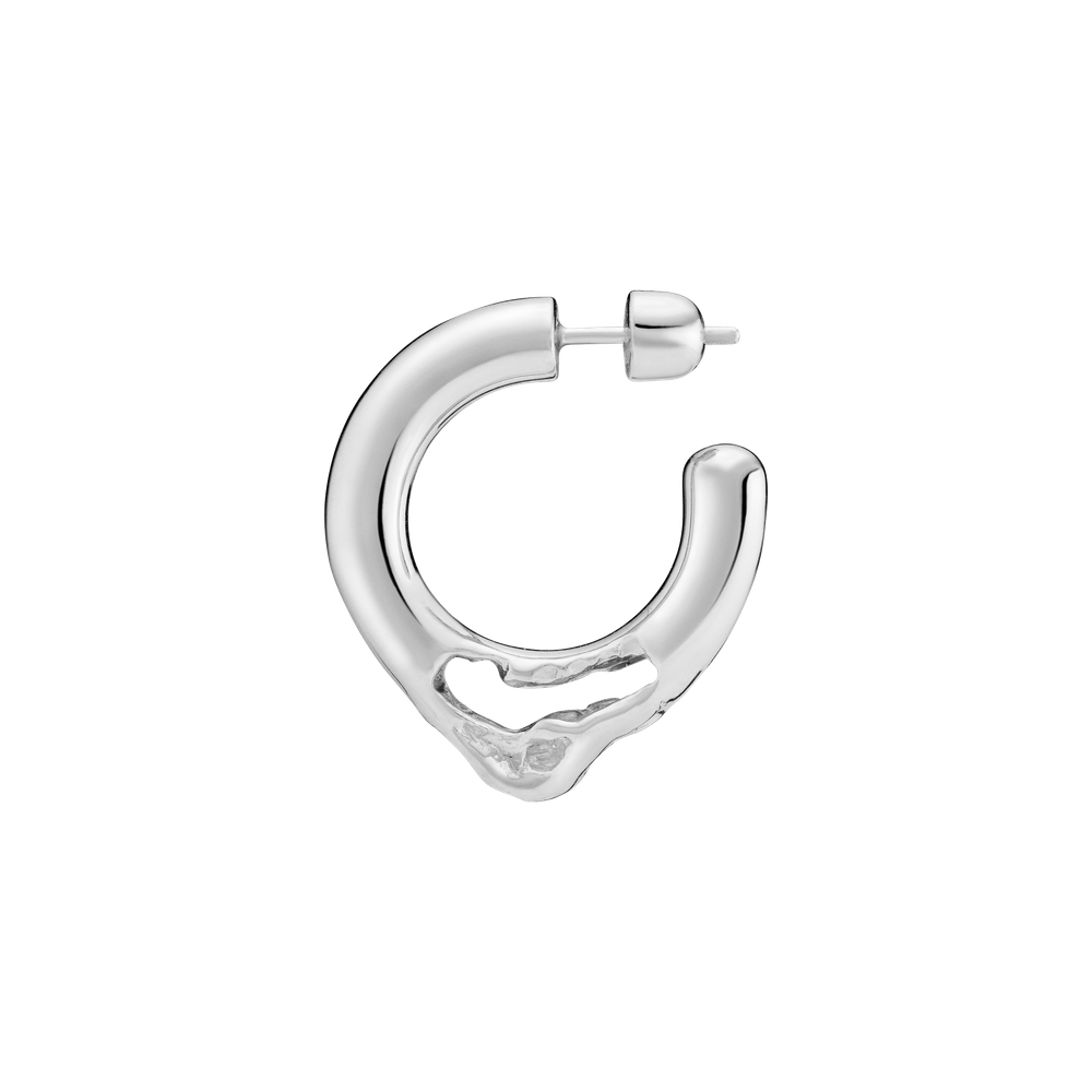 Flea 15 Hoop - Silver