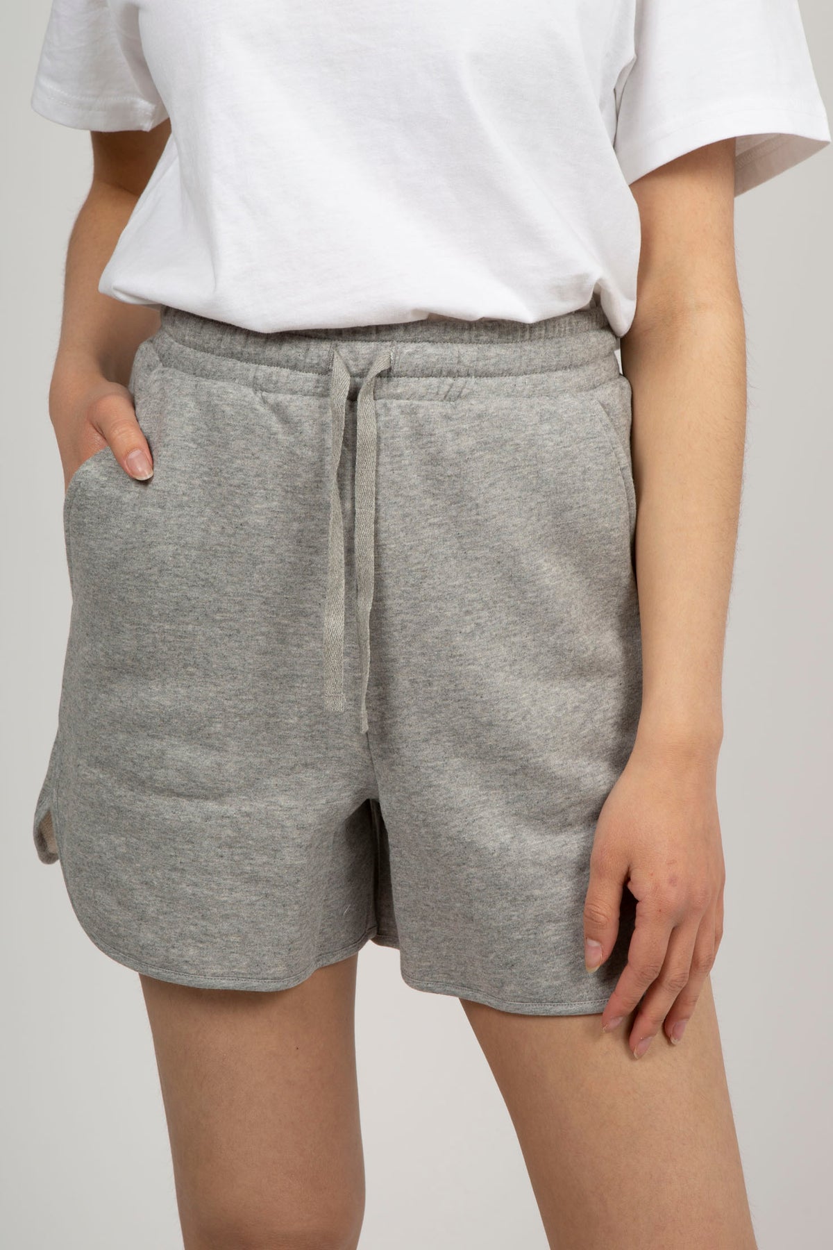 Looking Sweat Shorts - Gray Melange