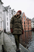 Mellow Puffy Dunparkas - Armygrønn
