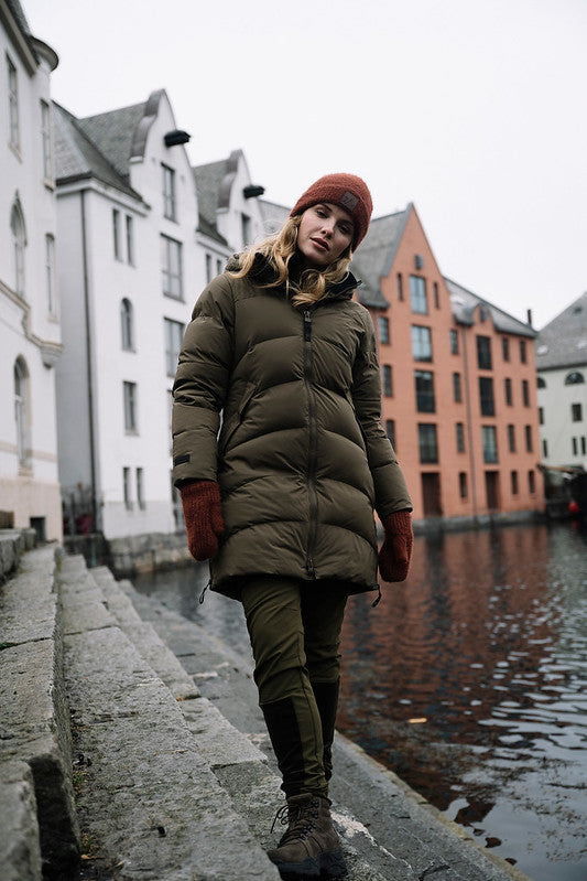 Mellow Puffy Dunparkas - Armygrønn