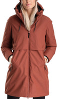 Mellow Vattert Parkas II - Rødbrun