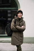 Mellow Vattert Parkas II - Armygrønn