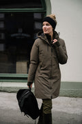Mellow Vattert Parkas II - Armygrønn