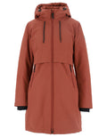 Mellow Vattert Parkas II - Rødbrun