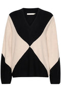 RudiIW Intarsia Pullover - French Oak/Black