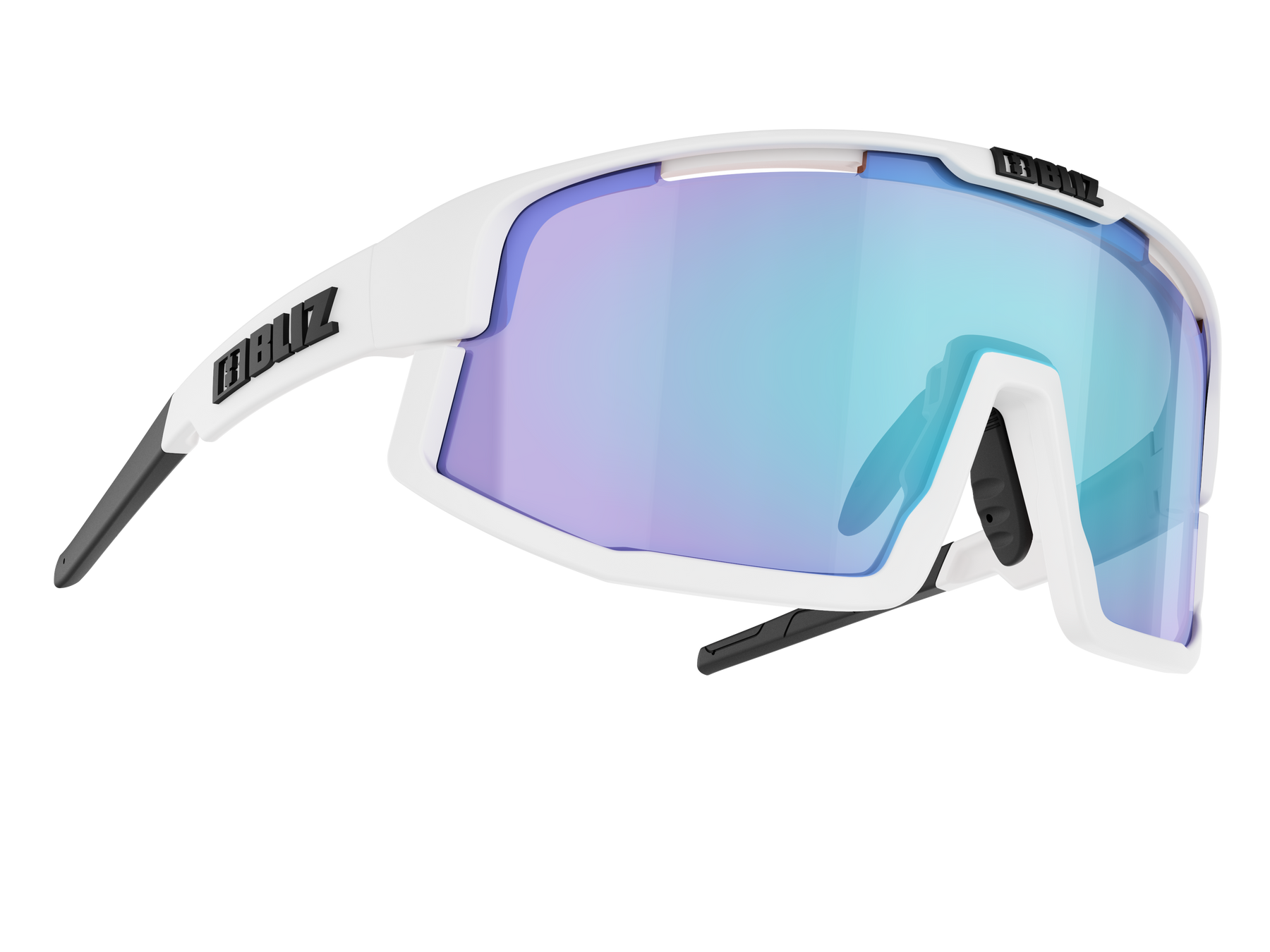Active Vision - Matt White - Smoke With Blue Multi