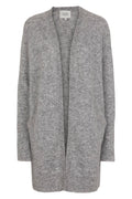 Brook Knit Cape - Grey Melange