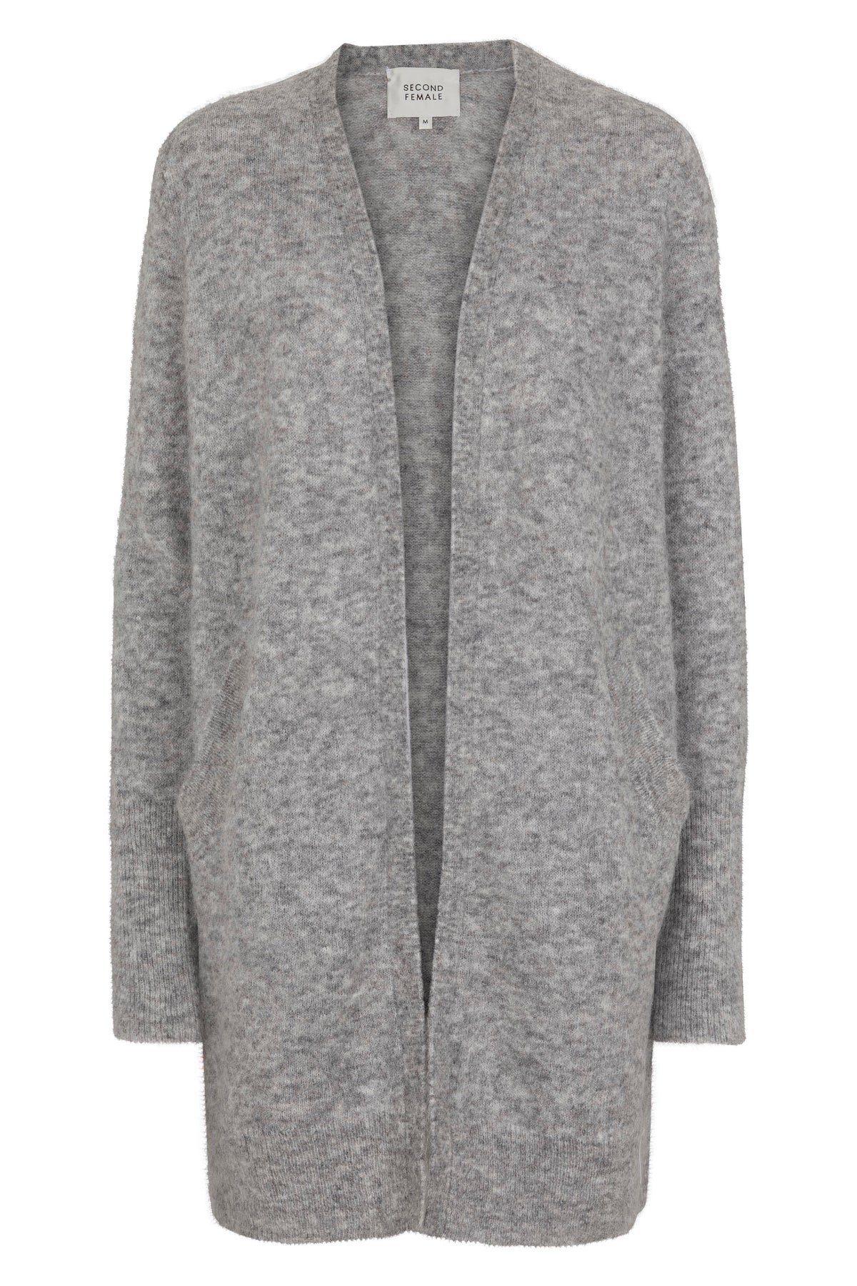 Brook Knit Cape - Grey Melange