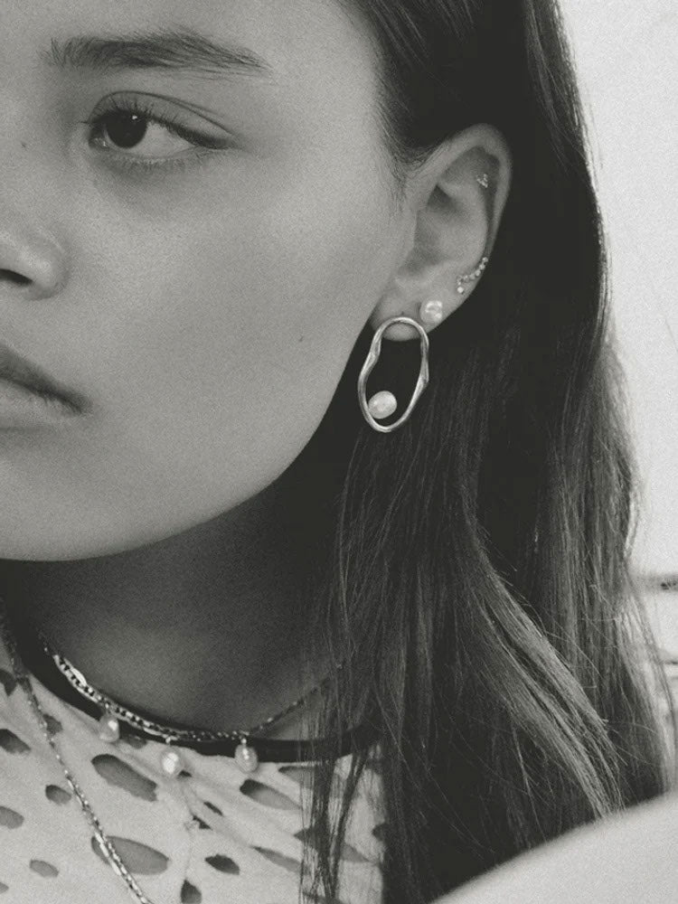 Baroque Helix Stud Gold